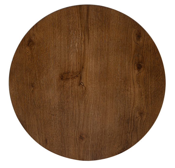 Oswald Brown Round End Table - T6576-05