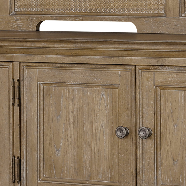 Weston Hills Flax Seed Sideboard And Hutch - P293-DR-K5