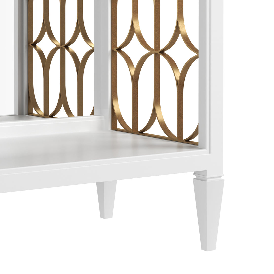 Eave Etagere/Bookcase-Uplifting White