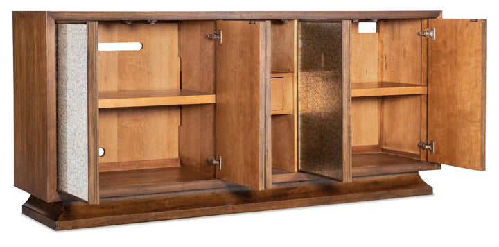 American Home Furniture Hooker Furniture Melange Lloyds Leopard Entertainment Credenza