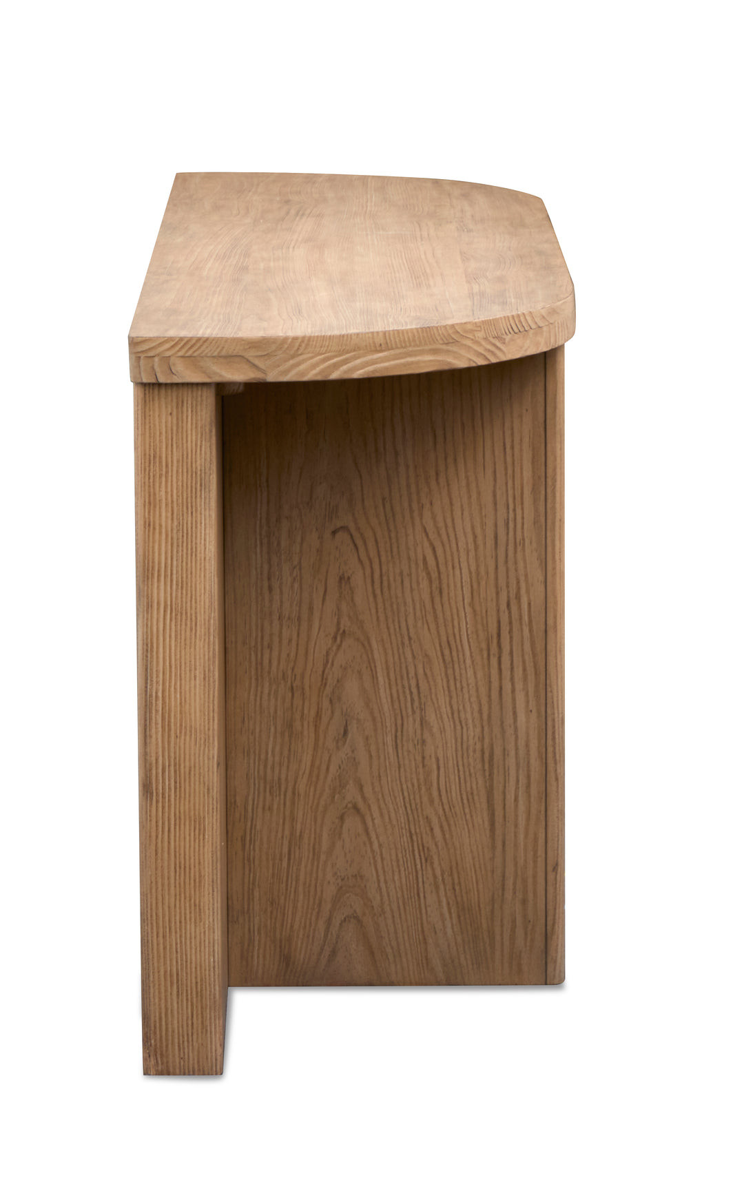 Hayden Golden Oat Demilune Sofa Table - T6348-75
