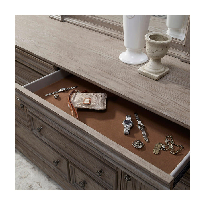 Kingsbury Dresser and Mirror - AmericanHomeFurniture