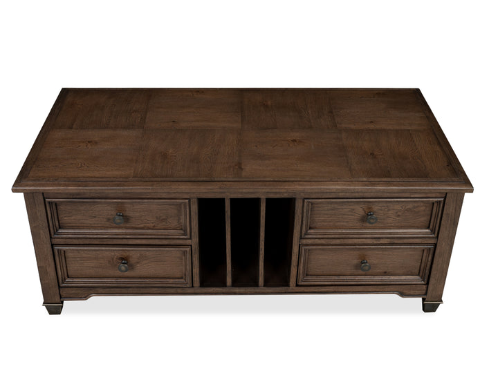 Cormac Brown Lift Top Storage Cocktail Table - T6589-50