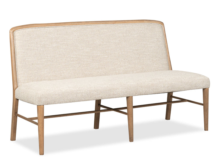 Woodward Dark Clove Upholstered Bench - D6521-68