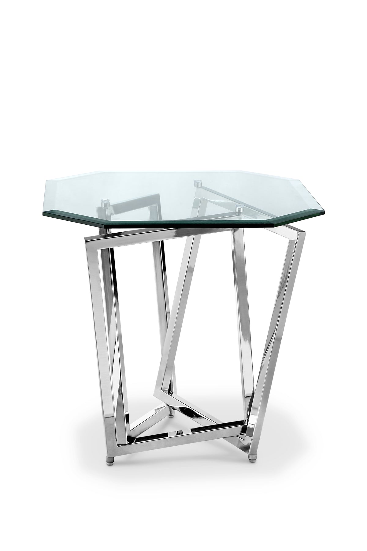 Lenox Square Acadia White Octagonal End Table - T3790-09