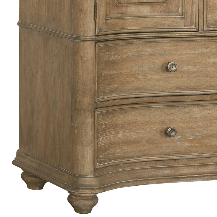 Weston Hills Flax Seed 10 Drawer Master Chest - P293-BR-K12