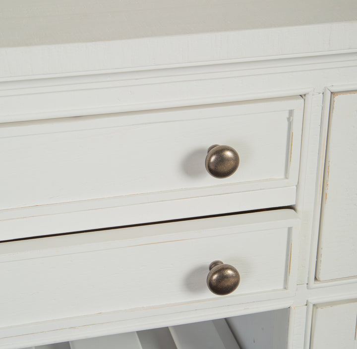 Heron Cove Chalk White And Dovetail Grey Buffet - D4400-14