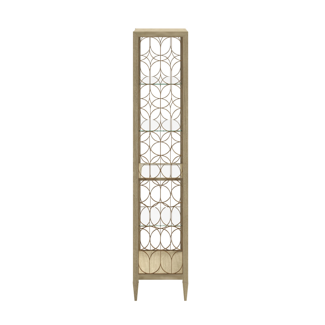 Eave Etagere/Bookcase-Sundrench Oak