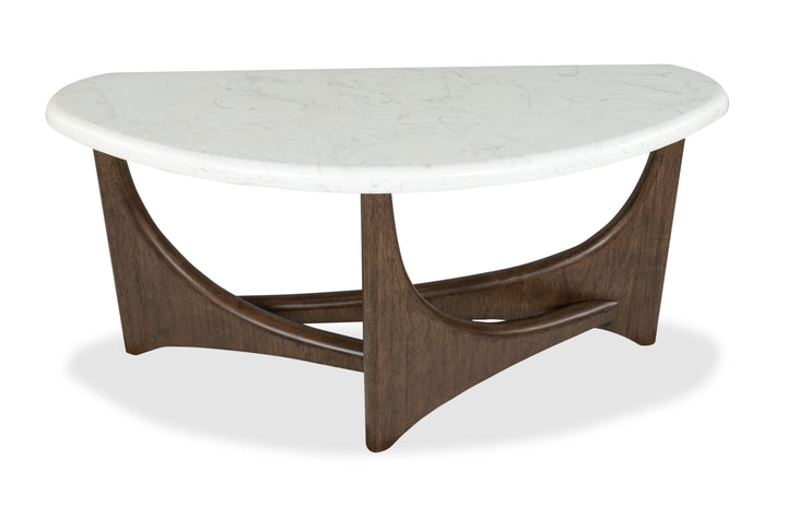 Arwen Turkish Coffee Demilune Sofa Table - T5944-75