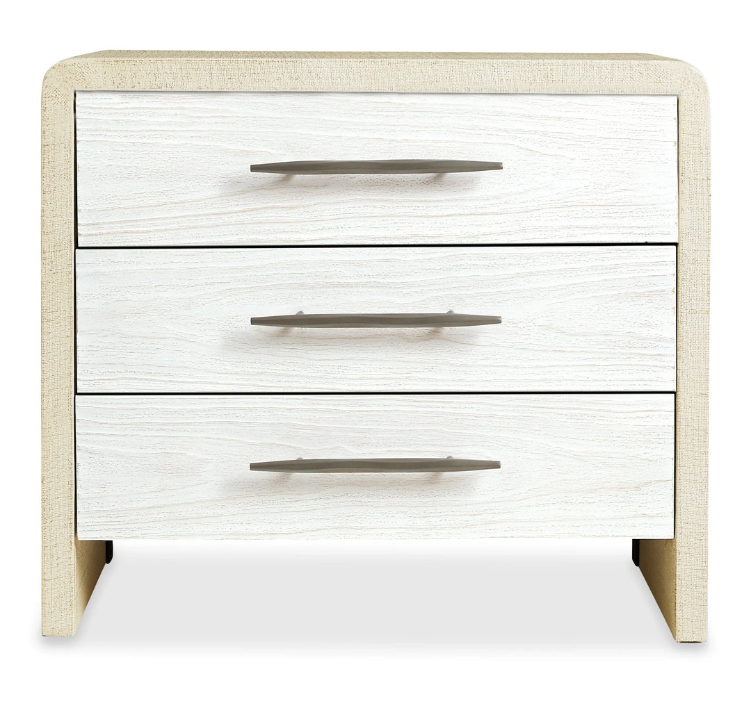 American Home Furniture Hooker Furniture Cascade Three-Drawer Nightstand