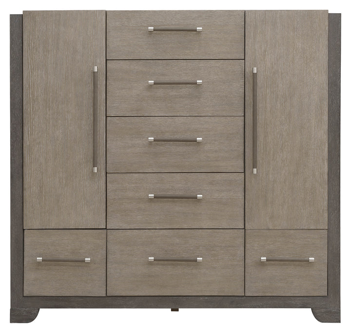 Anderson Park Moose Trail And Frontier Brown 5 Drawer Master Chest - P402125