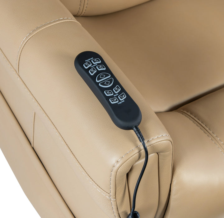 American Home Furniture Hooker Furniture Carroll Power Recliner with Power Headrest, Lumbar & Lift