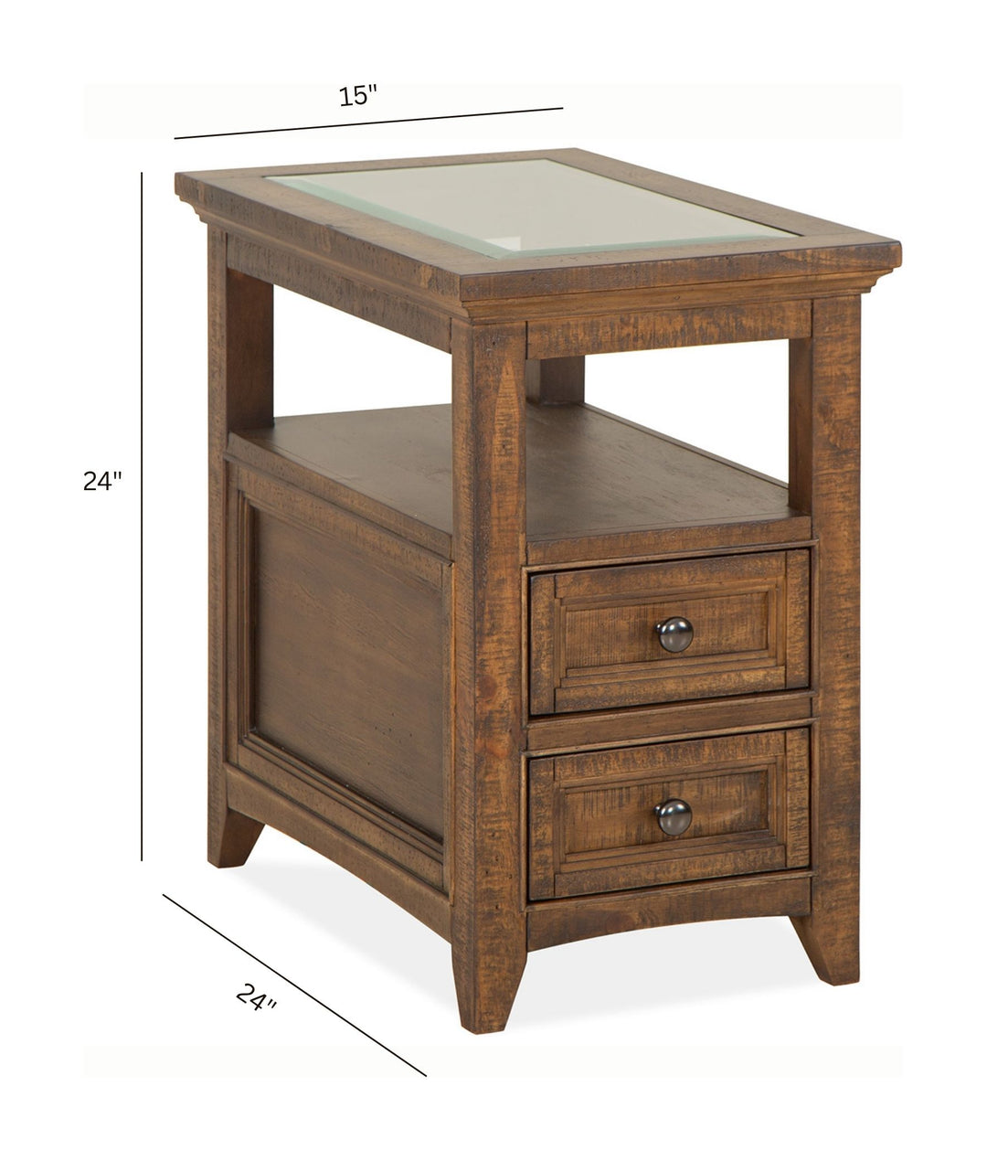 Bay Creek Toasted Nutmeg Chairside End Table - T4398-10