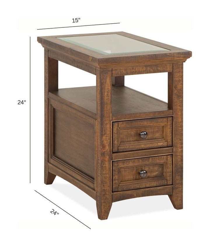 Bay Creek Toasted Nutmeg Chairside End Table - T4398-10