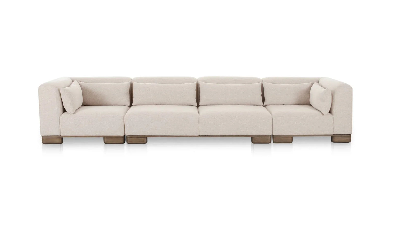 Moe's Home Collection - June Modular Sofa Oatmeal - OA-1045-34 | American Home Furniture