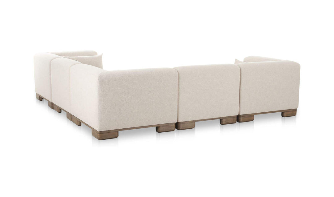Moe's Home Collection - June Classic L-Shaped Modular Sectional Oatmeal - OA-1048-34 | American Home Furniture