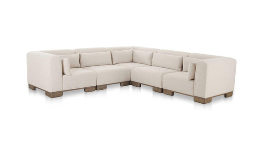 Moe's Home Collection - June Classic L-Shaped Modular Sectional Oatmeal - OA-1048-34 | American Home Furniture