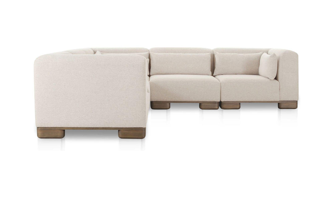 Moe's Home Collection - June Classic L-Shaped Modular Sectional Oatmeal - OA-1048-34 | American Home Furniture
