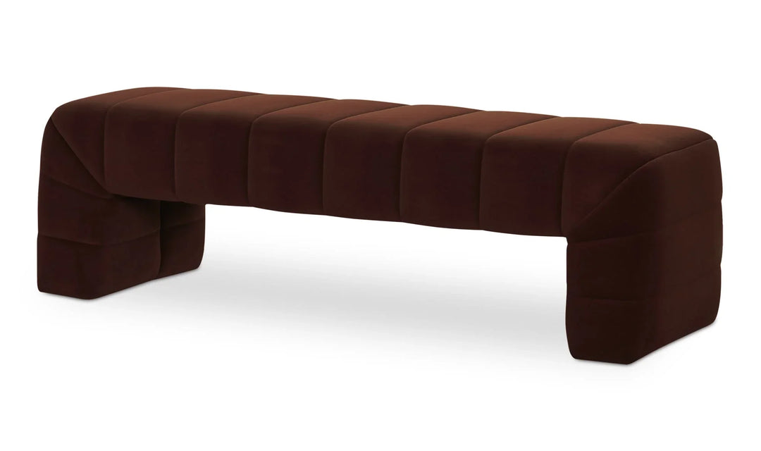 Verity Bench Warm Brown - AmericanHomeFurniture
