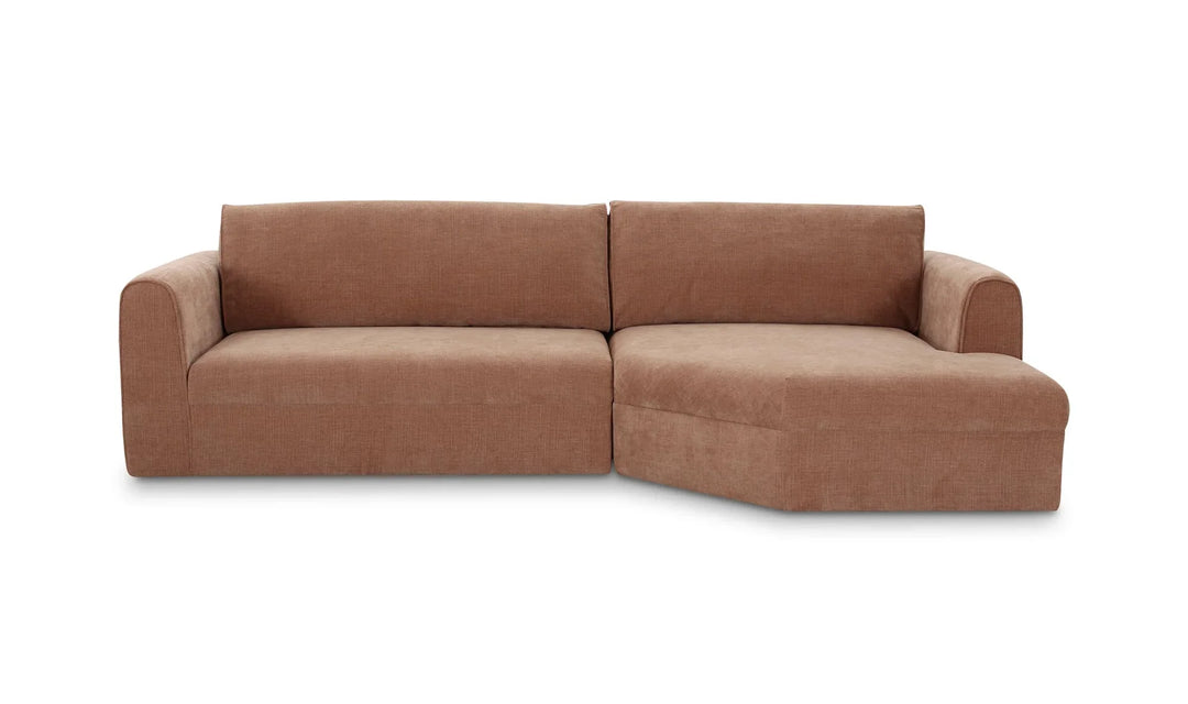 Madrid Right Sectional Heritage Pink - AmericanHomeFurniture