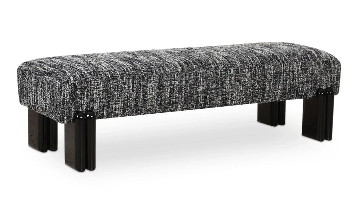 Moe's Home Collection - Priya Bench Black - OA-1060-02 | American Home Furniture