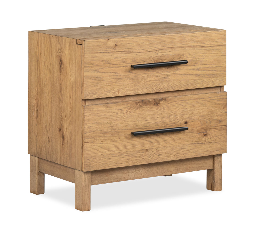 Davenport Rustic Caramel Drawer Nightstand - B6309-01