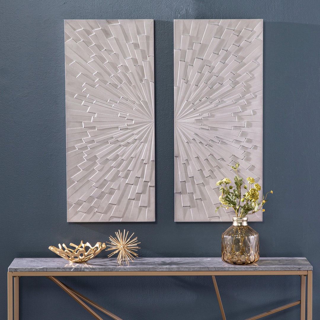 Arvistra Decorative Wall Panels – 2pc Set - AmericanHomeFurniture