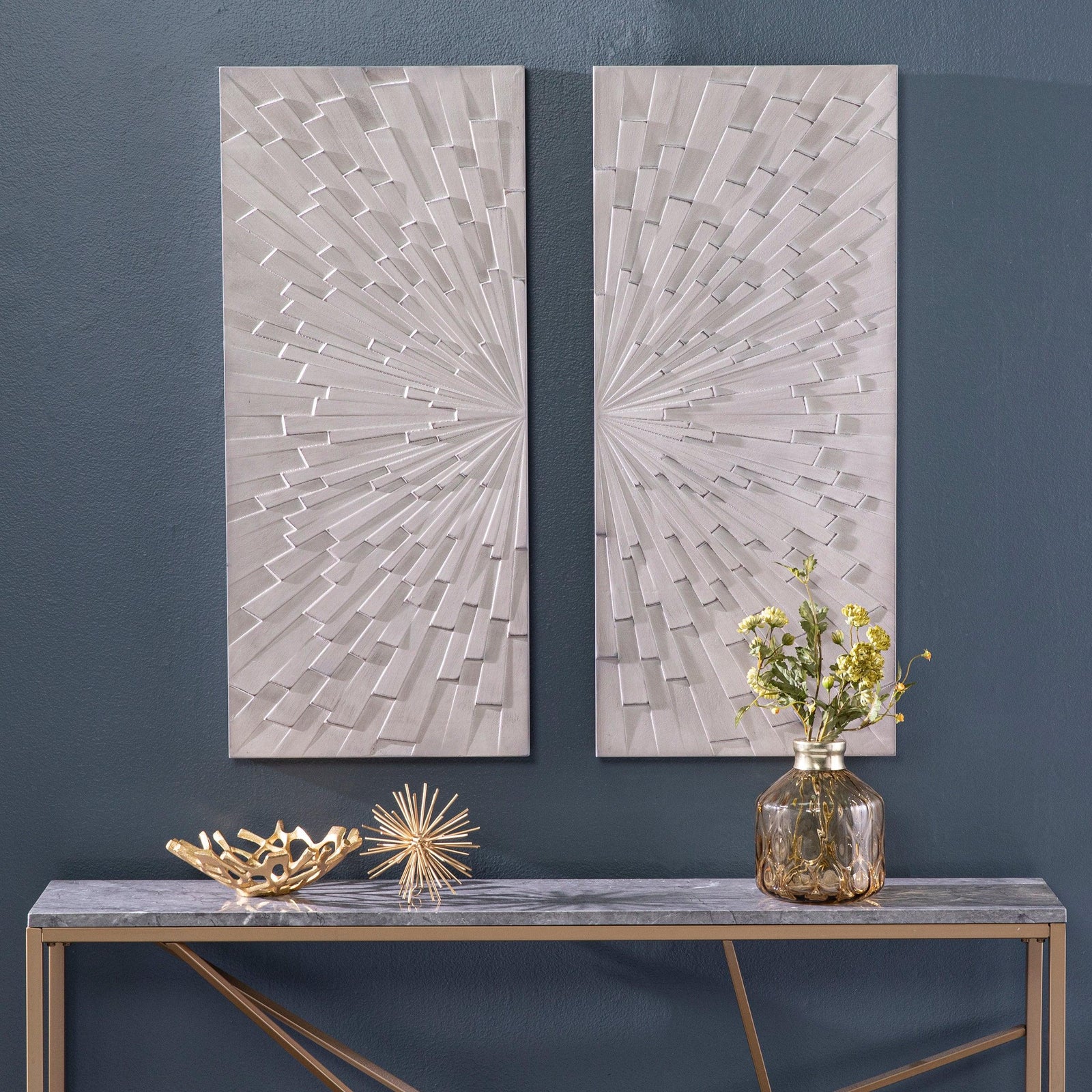 SEI Furniture Arvistra Decorative Wall Panels – 2pc Set WALL ACCENTS