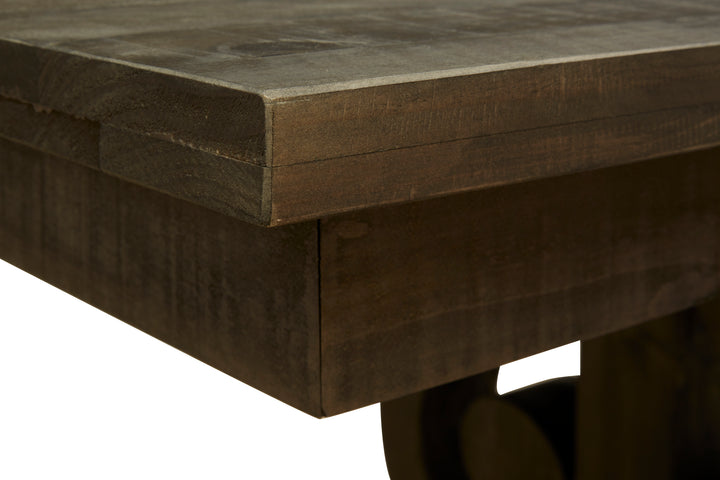 Bellamy Peppercorn Extendable Rectangular Dining Table - D2491-20