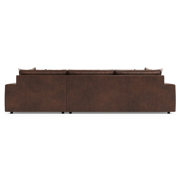 Nest Leather Sectional Right