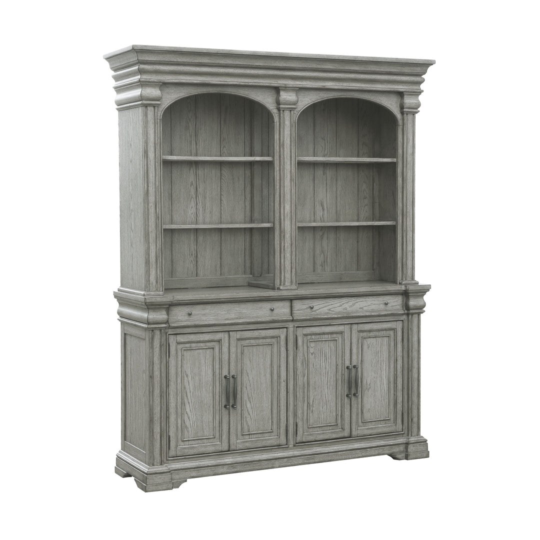 Madison Ridge Server and Hutch - AmericanHomeFurniture