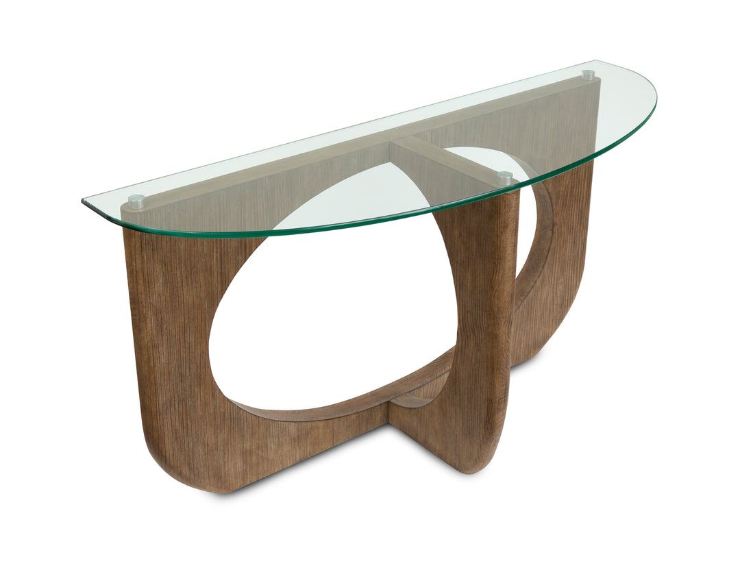 Lainey Almond Demilune Sofa Table - T5951-75
