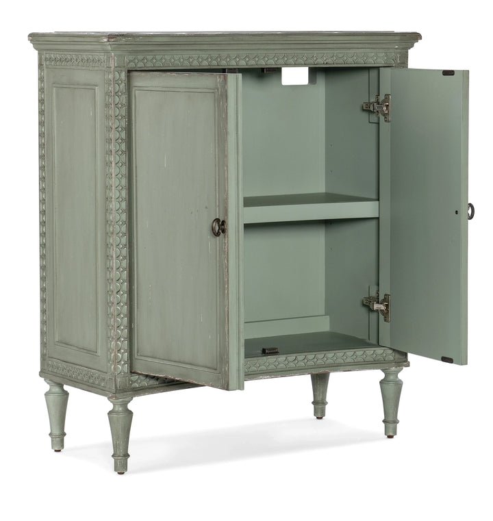 15.00"D x 32.75"W x 38.00"H/Verdigris Green