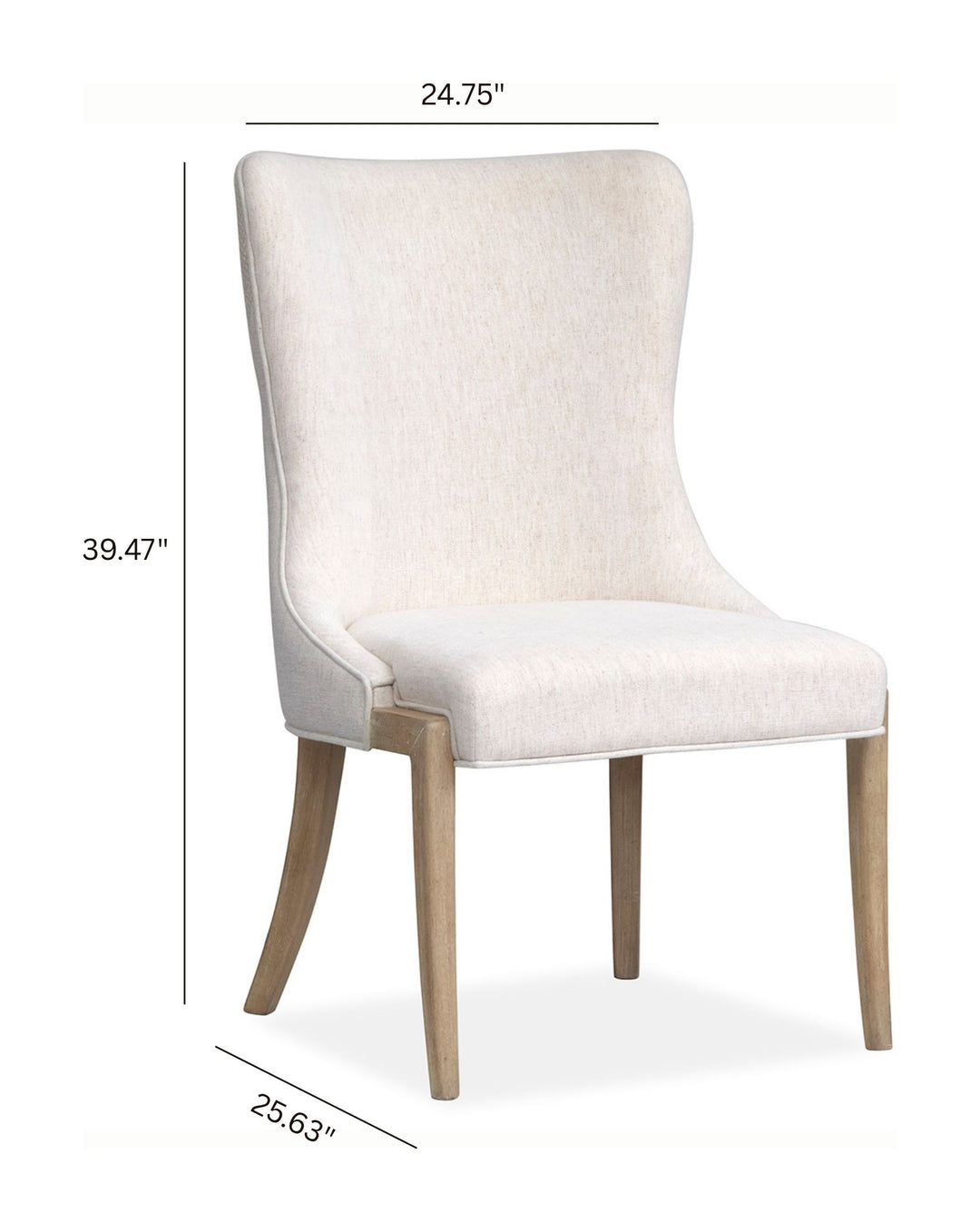 Sunset Cove Sanibel Brown Upholstered Host Chair - Set of 2 - D5783-66