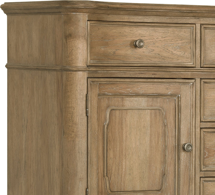 Weston Hills Flax Seed 10 Drawer Master Chest - P293-BR-K12