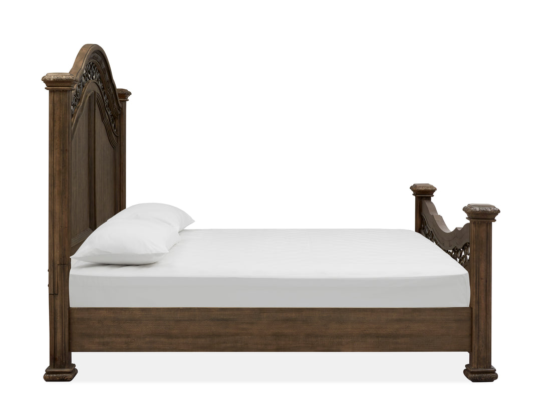 Durango Willadeene Brown Queen Panel Bed - B5133-54