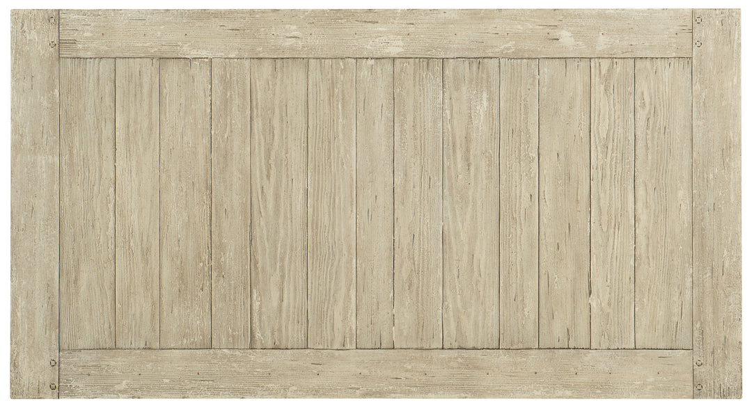 American Home Furniture Hooker Furniture Ciao Bella Friendship Table- Flaky White/Black