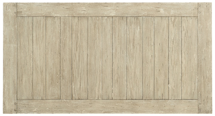 American Home Furniture Hooker Furniture Ciao Bella Friendship Table- Flaky White/Black