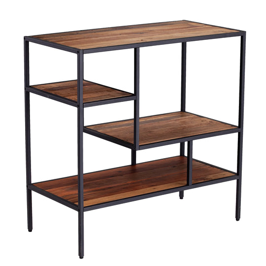 SEI Furniture Mathry Reclaimed Wood Shelf BOOKCASES + SHELVES