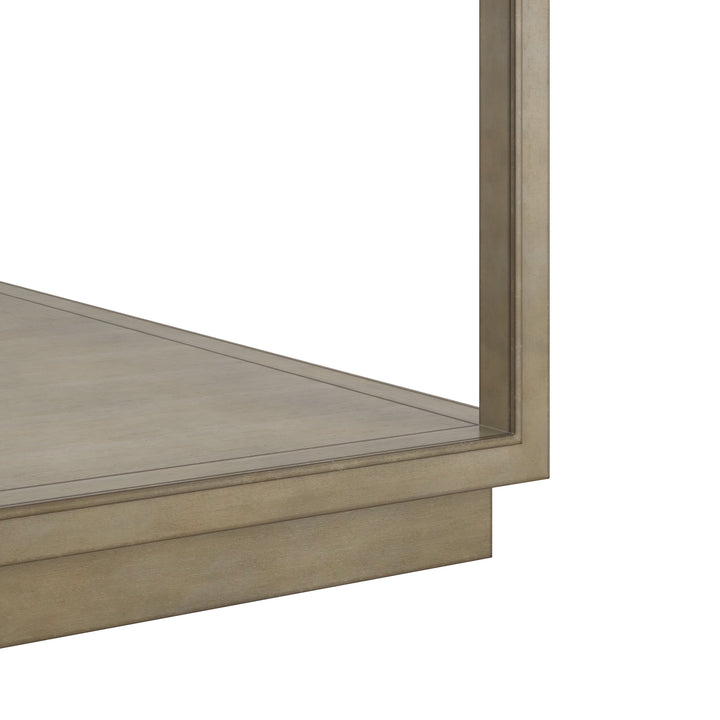 Glaze Sq Cktl Table-Quartz