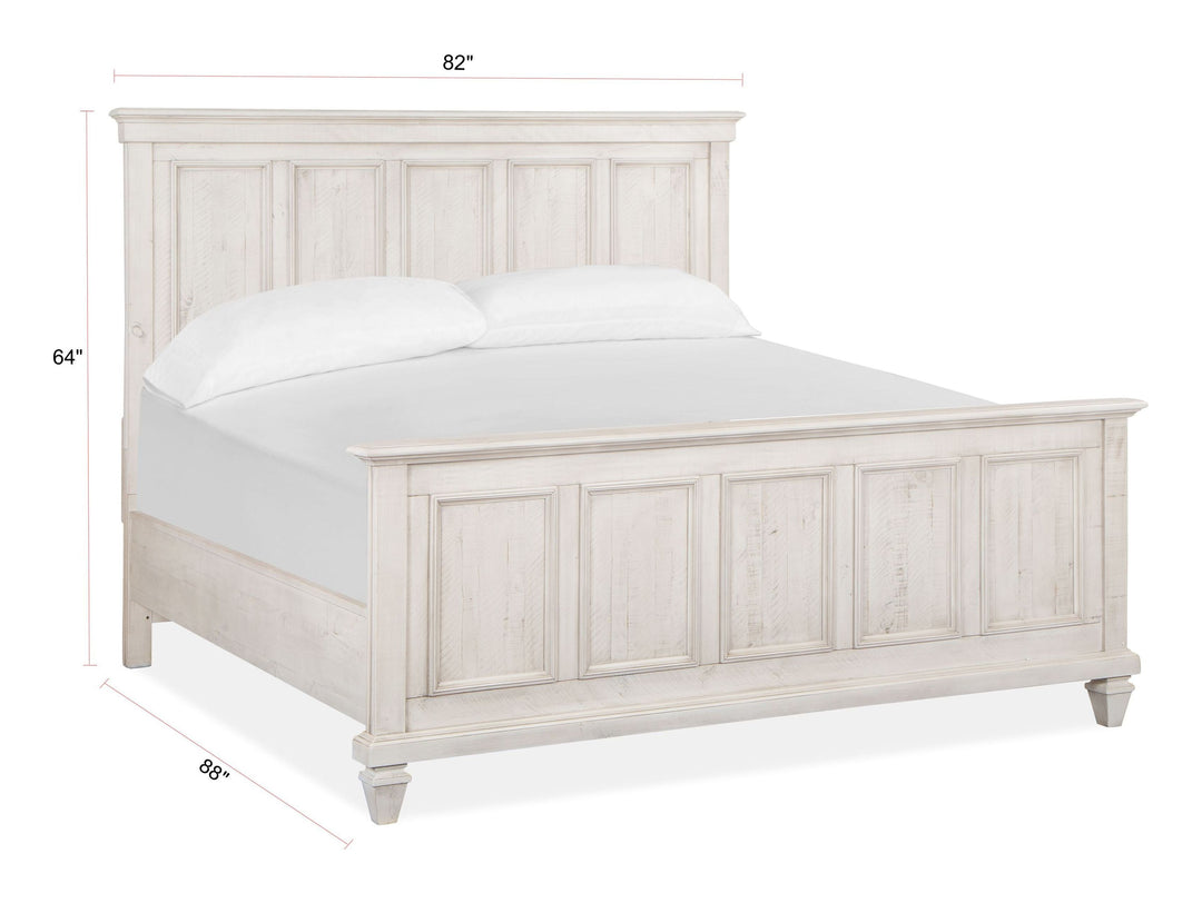 Newport Alabaster King Panel Bed - B5430-64