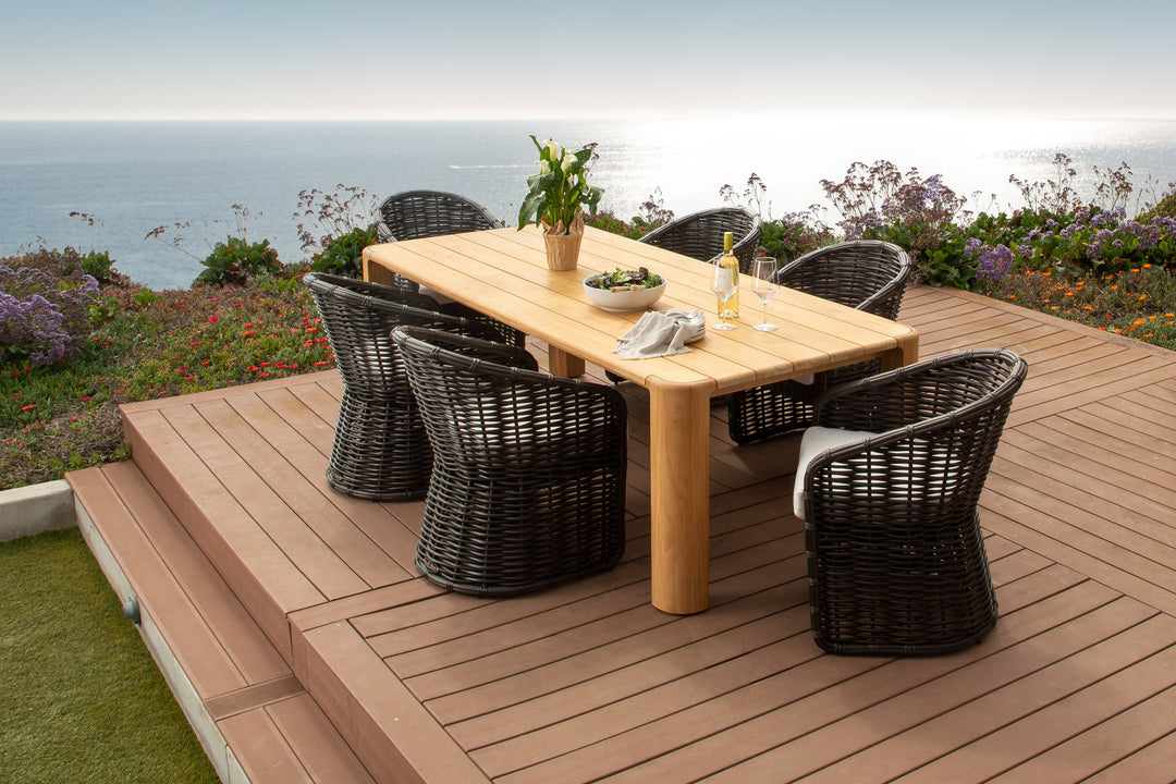 Natural Teak 96" Dining Table