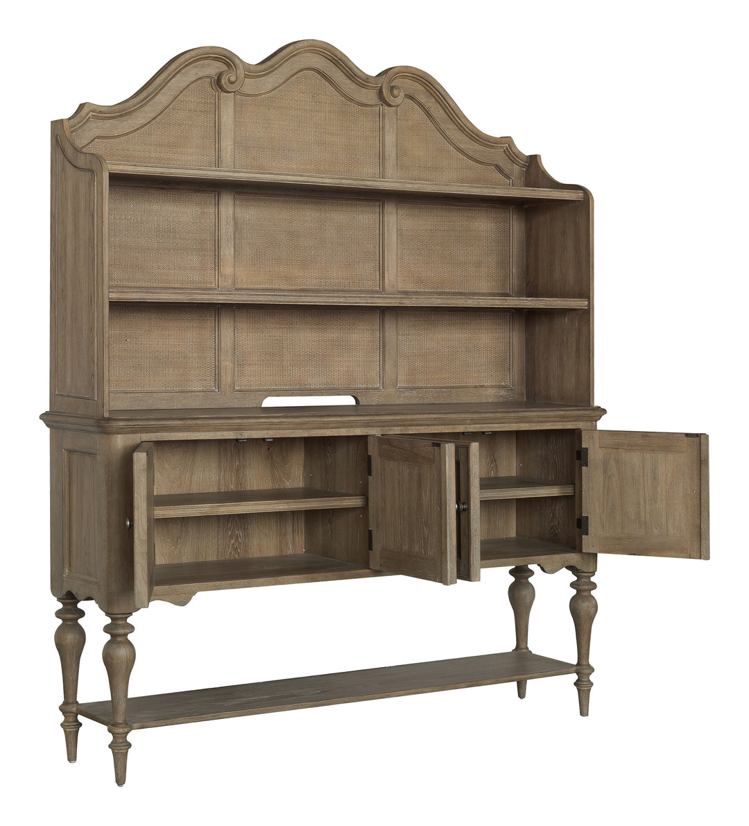 Weston Hills Flax Seed Sideboard And Hutch - P293-DR-K5