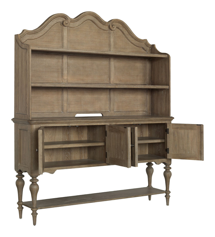 Weston Hills Flax Seed Sideboard And Hutch - P293-DR-K5