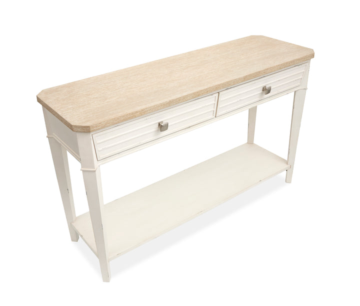 Echo Isles Sea Pearl And Driftwood Rectangular Sofa Table - T6310-73