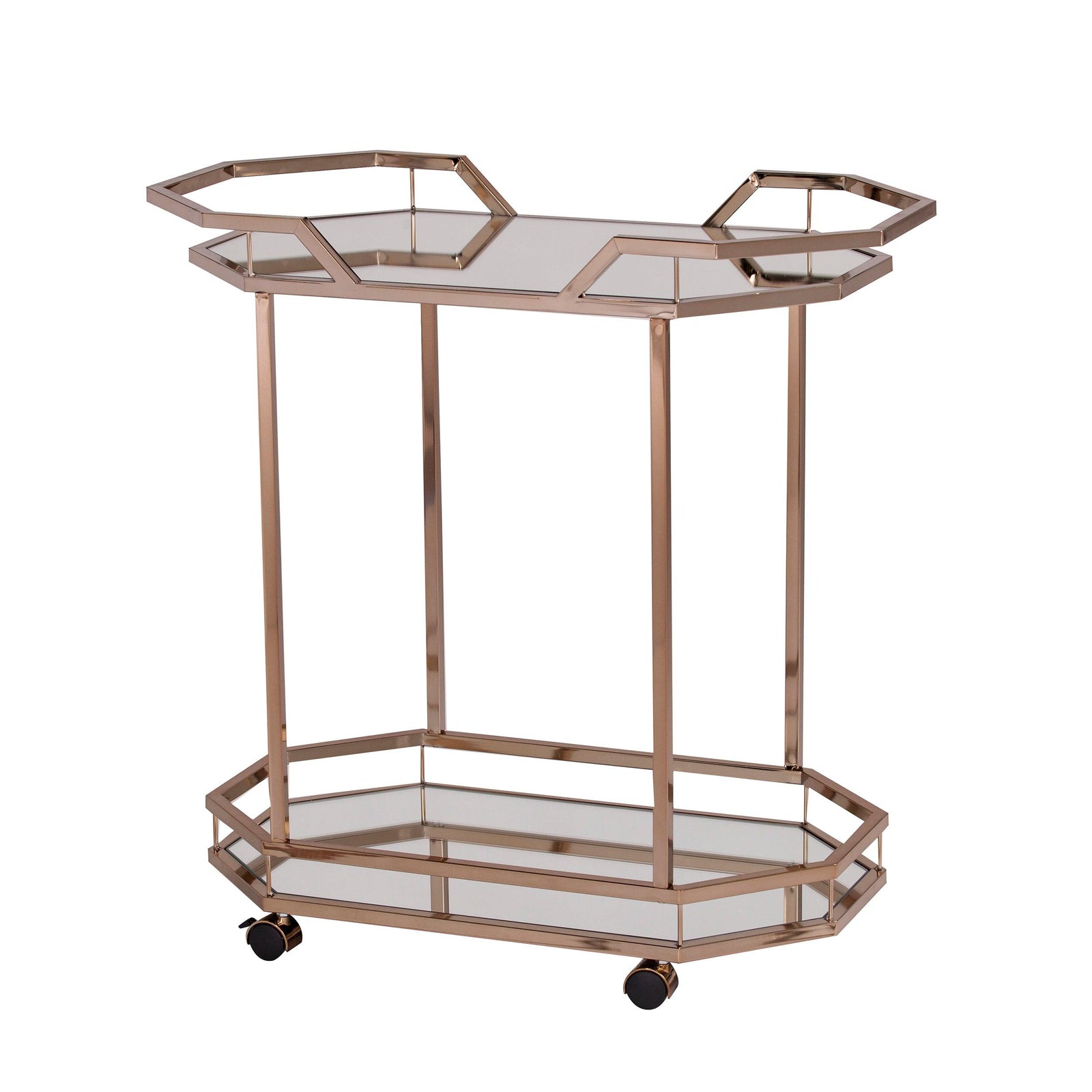 SEI Furniture Ari Art Deco Bar Cart BAR + BAR CARTS