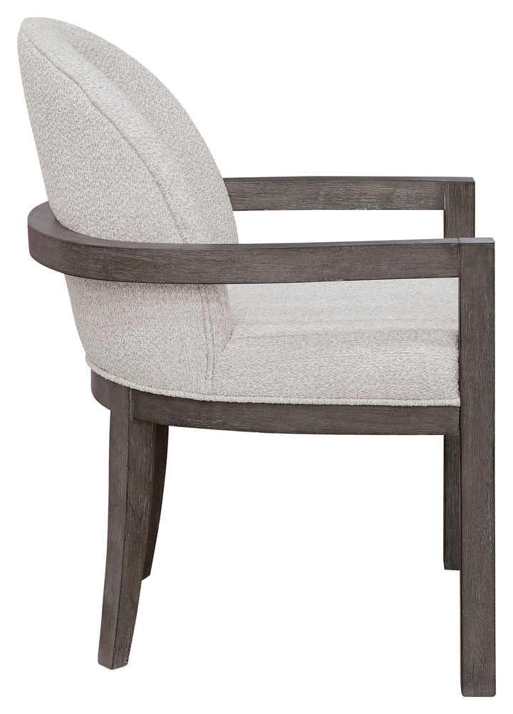 Anderson Park Moose Trail And Frontier Brown Upholstered Host Chair - P402275