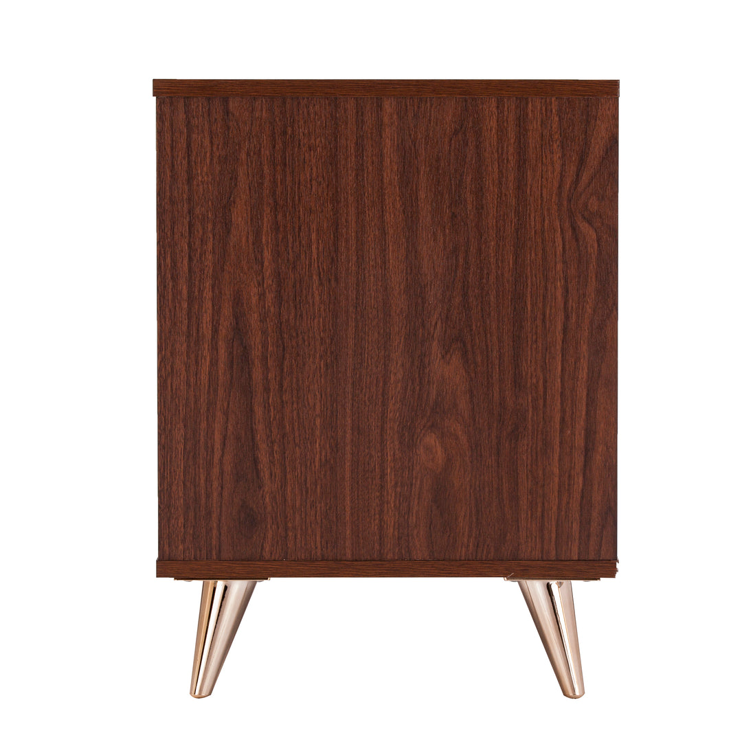 American Home Furniture | SEI Furniture - Oren Modern Bedside Table w/ Drawers