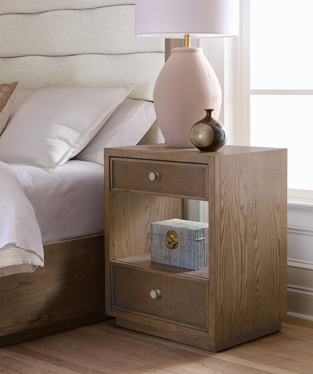 American Home Furniture | Hooker Furniture - Sonnet Two-Drawer Nightstand