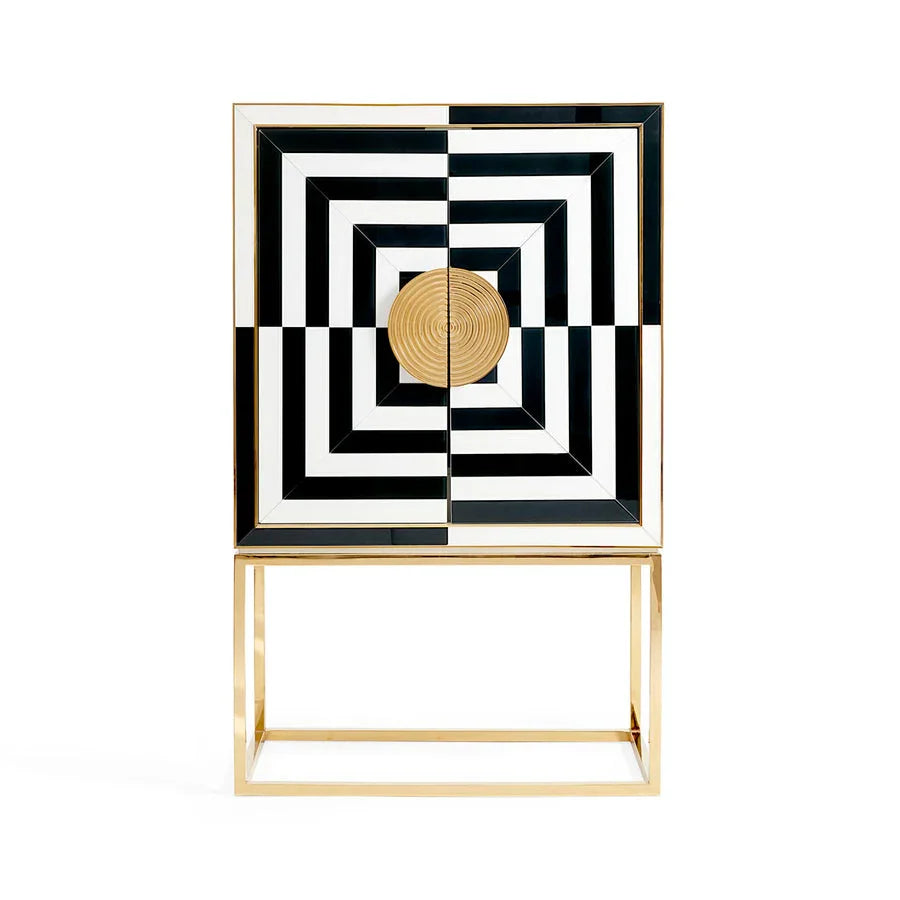 Jonathan Adler Op Art Bar BAR + BAR CARTS